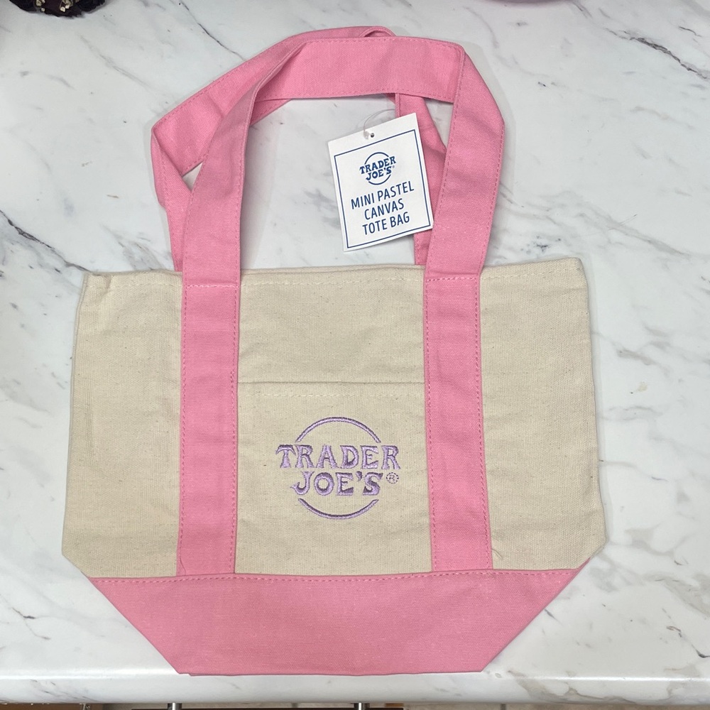 Mini Pastel Trader Joe’s Tote Bag